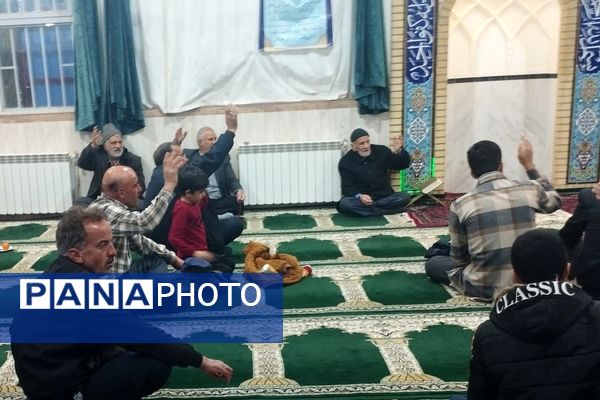 مراسم عید مبعث در مسجد النبی خلیل آباد