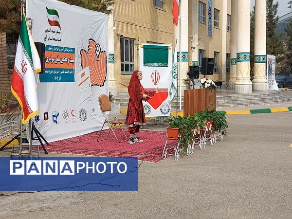 مانور زلزله استانی در هنرستان دخترانه محمودیه ناحیه ۶(2)