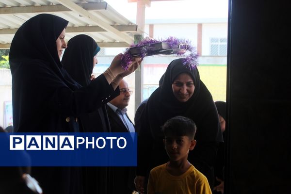 مانور بازگشایی مدارس در گلوگاه 