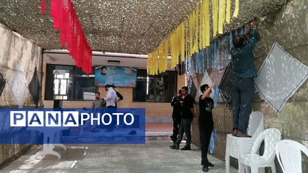 برپایی موکب عاشورایی اربعین حسینی در شیروان