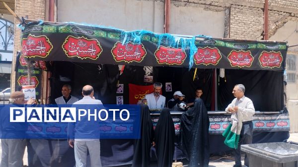 برپایی موکب در شهرستان خلیل آباد 