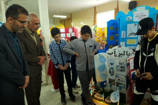 نمایشگاه طرح جابر در دبیرستان بیت المقدس قائمشهر