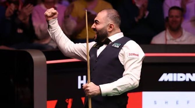 پیروزی‌ حسین وفایی در اسنوکر قهرمانی جهان - چین