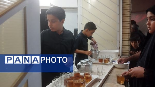 مراسم عزاداری شب ششم ماه محرم در مسجد چهارده معصوم (ع) 