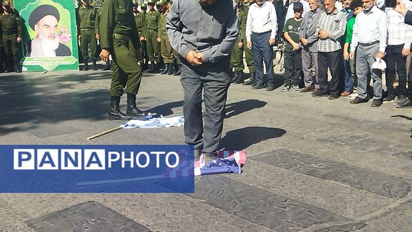 راهپیمایی بشارت نصر در نیشابور 