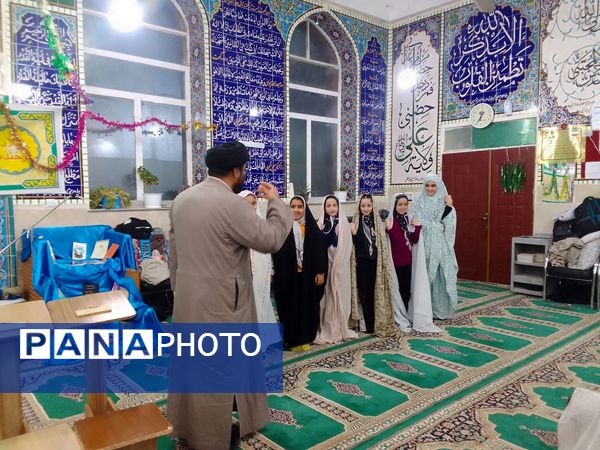 مراسم معنوی اعتکاف در مسجد صاحب الزمان جوادیه