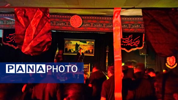 مراسم عزاداری هیئت فرهنگیان در نیشابور 