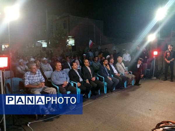 گرامیداشت ۲۲ شهید محله فردوسی خلیل‌آباد