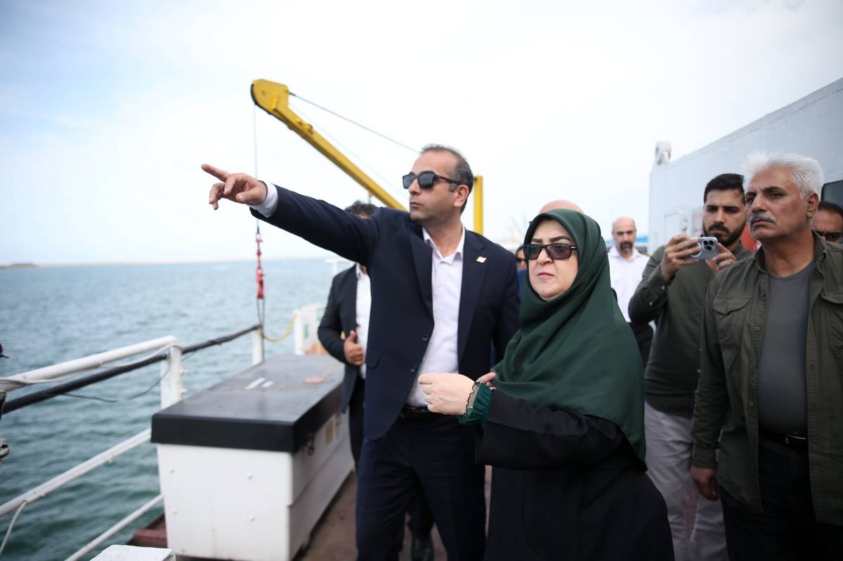 مهاجرانی از مجتمع بندری کاسپین بازدید کرد