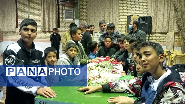 عطر پیکر مطهر شهید گمنام در جلگه رخ 