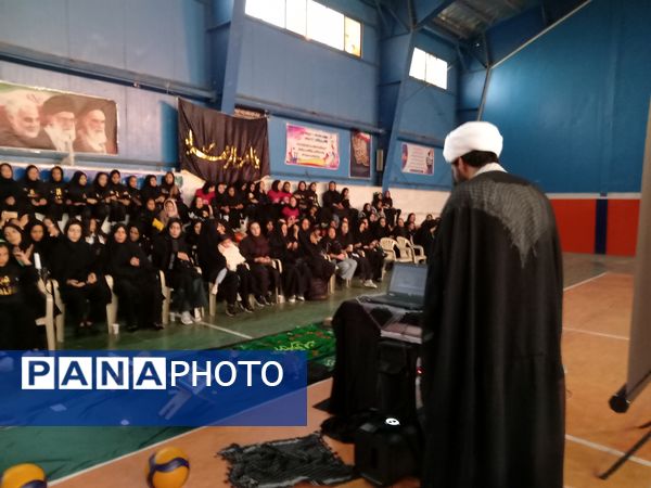 عزاداری دختران ورزشکاران شهر جعفریه به‌مناسبت شهادت حضرت فاطمه زهرا(س) 