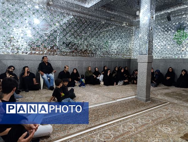 برگزاری مراسم شب ششم عزاداری امام حسین(ع) در تکیه ابوالفضلی نیشابور