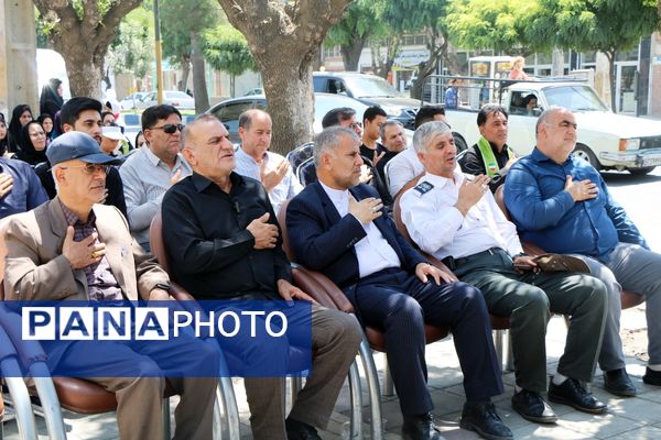بازدید مشاور وزیر از موکب‌های سازمان دانش‌آموزی آذربایجان غربی
