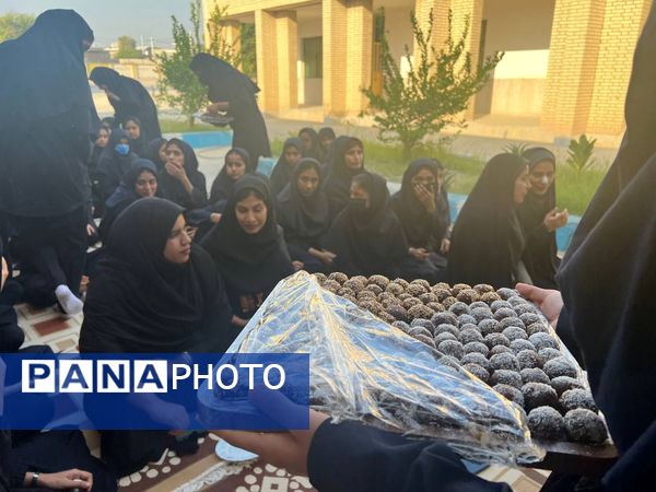 آغاز روز دانش‌آموزان رودخانه با قرائت زیارت عاشورا