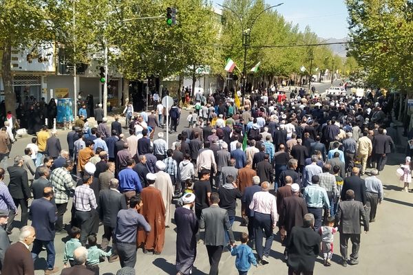 حضور مردم ولایتمدار شهرستان کاشمر در راهپیمایی روز جهانی قدس