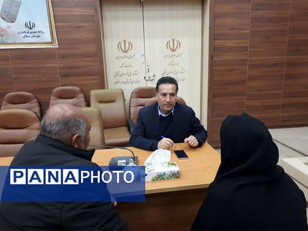 ملاقات مردمی و دیدار چهره به چهره سرپرست فرمانداری شهرستان سملقان با مردم
