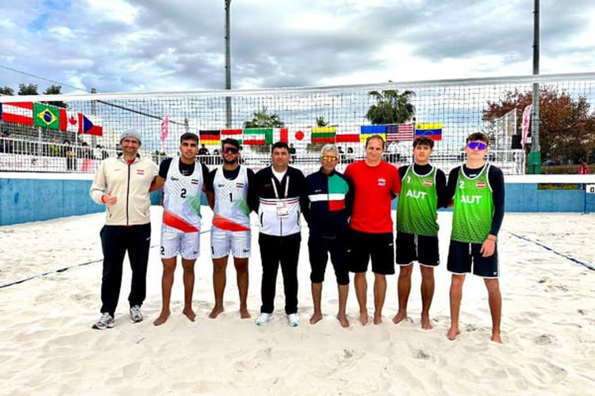 سومین برد متوالی والیبال ساحلی ایران در المپیک ناشنوایان