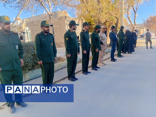 تشییع و تدفین شهید گمنام در شهر غلامان 