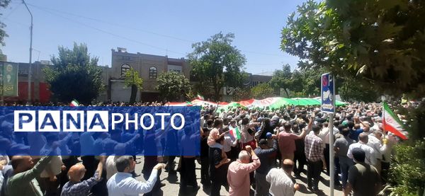 راهپیمایی جمعه خشم و نصر در نیشابور 