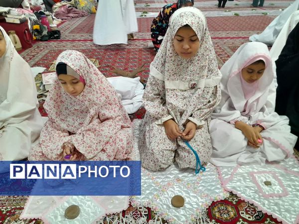 برگزاری مراسم معنوی اعتکاف مادر و دختری در مسجد امام حسن(ع) گالیکش