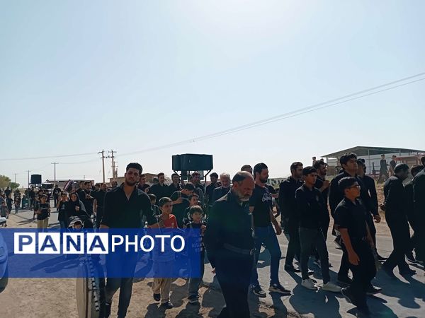 پیاده روی جاماندگان اربعین از روستای نقاب تا امامزاده سید حسن روستای میر آباد