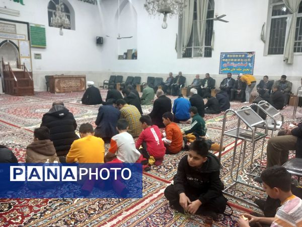 مراسم پرفیض نماز جماعت و دعای کمیل در روستای مهدی آباد خلیل آباد 