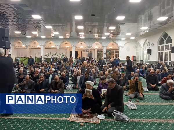 حضور دانش‌آموزان دبستان پسرانه فضیلت در نمایش آیینی یاس نبوی