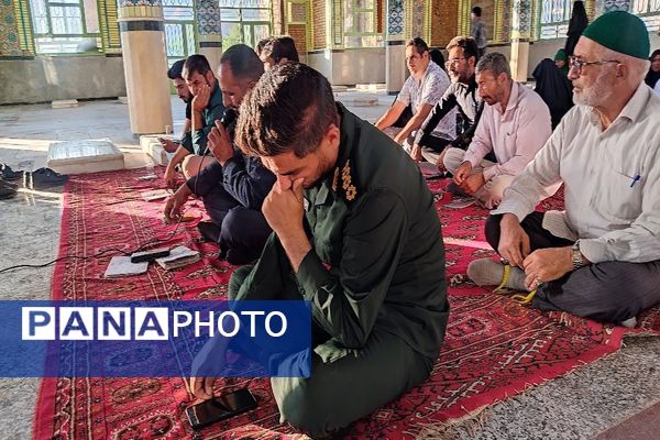 مراسم بزرگداشت و گرامیداشت یاد و خاطره دو تن از شهدای شهر بار نیشابور