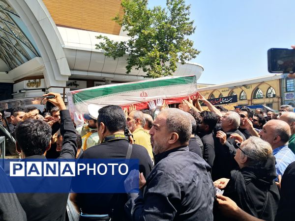 تشییع پیکر شهید پارسا شکوهی در قائمشهر