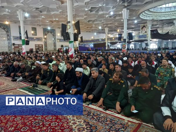 بزرگداشت شهدای اقتدار با حضور مردم شیعه و اهل سنت تربت‌جام