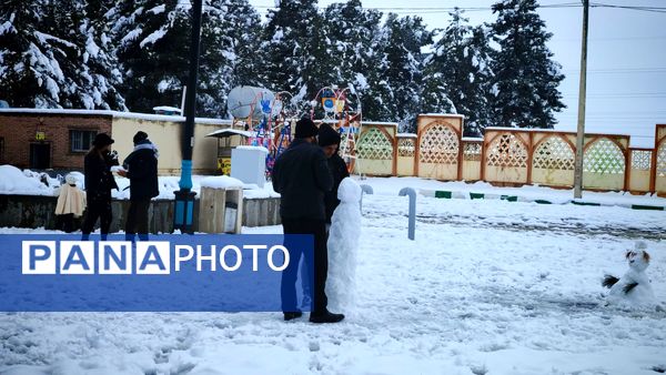 وقتی زمین زیر لحاف سفید برف به خواب میرود