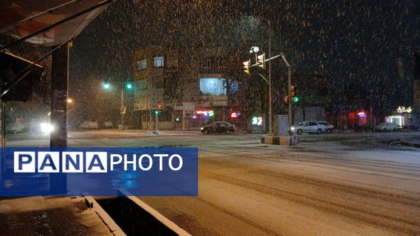 اواخر پاییز و سفید پوش شدن شهر