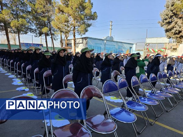 جشن بزرگ حضور تا ظهور در آموزشگاه دخترانه امیرکبیر ملارد