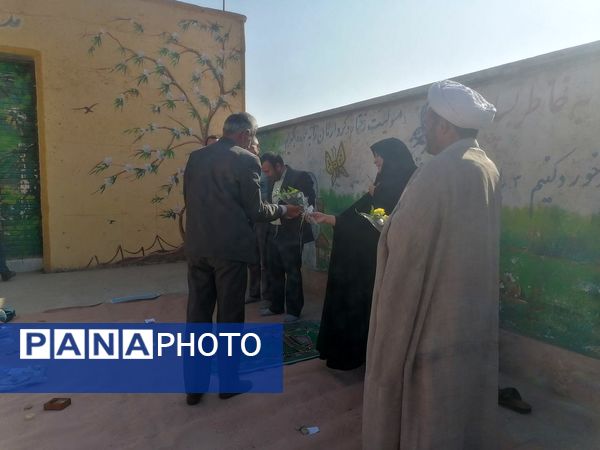 نماز باران در آموزشگاه زهرا عبداللهیان ارغا خلیل آباد 