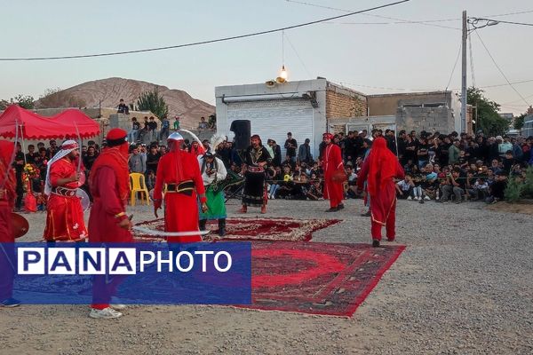 مراسم تعزیه خوانی حسینی در روستای حسین آباد شهرستان شیروان