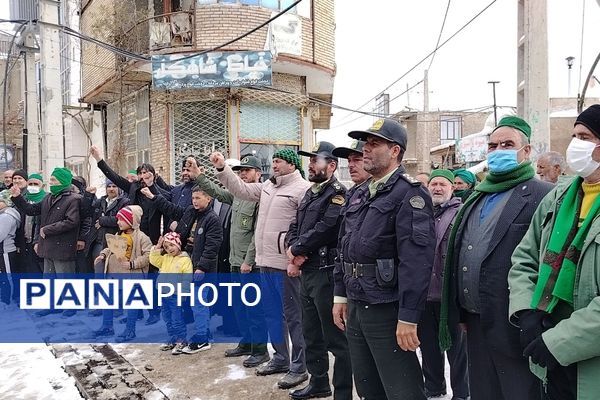 راهپیمایی ۲۲بهمن در شهر بار 