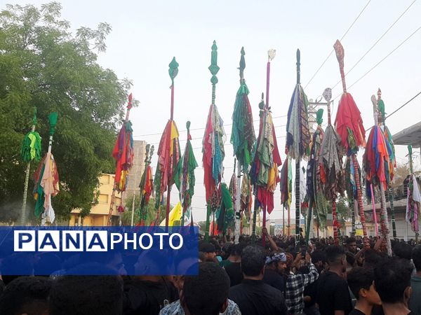 آیین سنتی علم‌گردانی در شهرستان میناب 