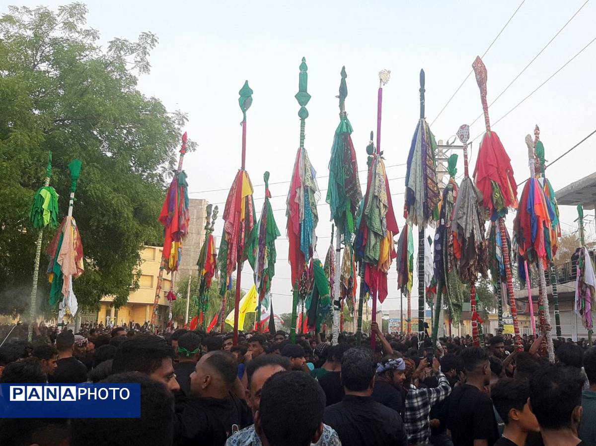 آیین سنتی علم‌گردانی در شهرستان میناب 