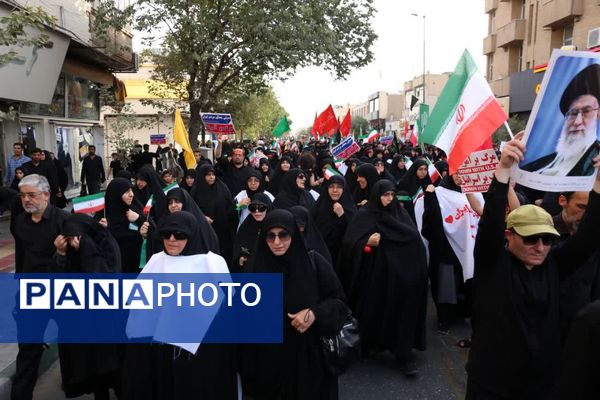 اعلام انزجار مردم قم از یاوه گویی‌های استکبار جهانی با راهپیمایی «عهد خون»