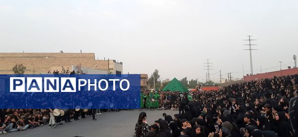برگزاری مراسم تعزیه‌خوانی در منطقه نیروگاه قم