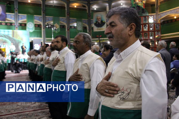 برگزاری کاروان سرباز فصل پنجم روایت یزد در حسینیه محمودآباد