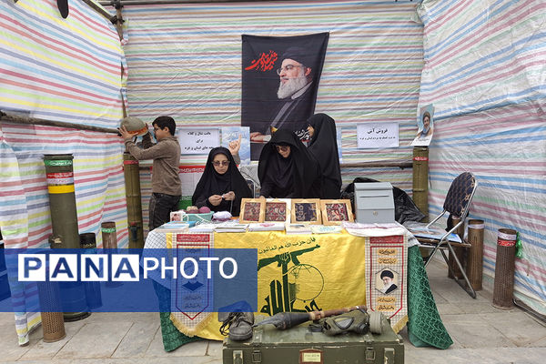 راهپیمایی استکبارستیزی شهرستان پیشوا در روز دانش‌آموز