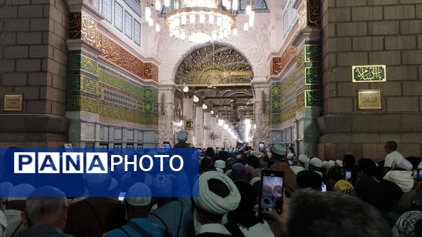 عطر آرامش در آستان پیامبر رحمت