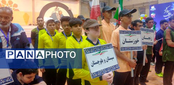آیین افتتاحیه مسابقات ورزشی دانش‌آموزان استثنایی سراسر کشور در مشهد