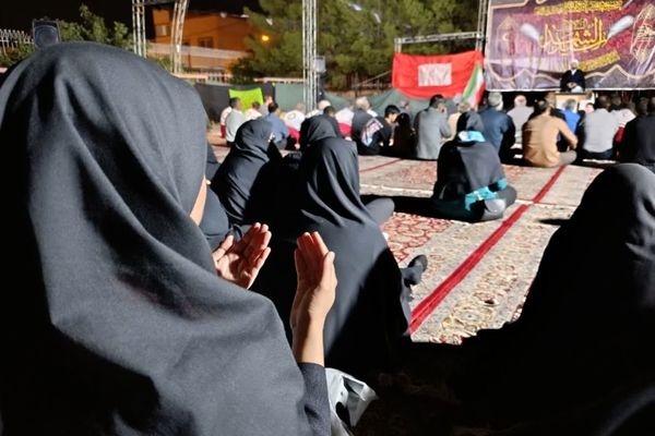 جوانان هلال احمر کاشمر در سوگ رقیه (س)
