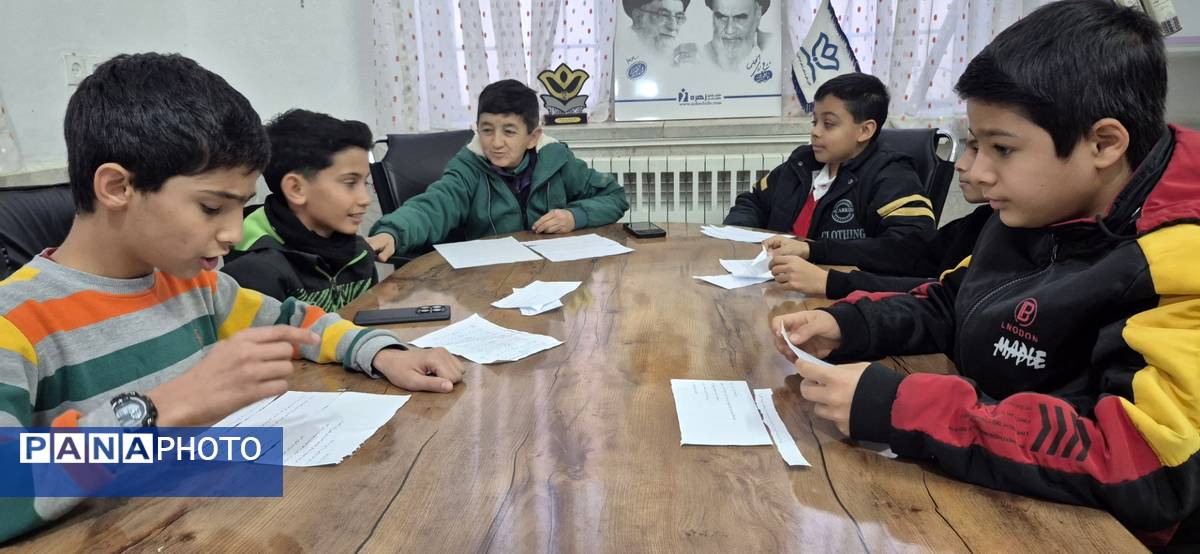 هم اندیشی انجمن خبرنگاری پسران کانون لقمان کاشمر