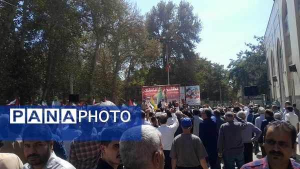 جمعه‌های خشم و انزجار مردم کرج علیه رژیم صهیونیستی و آمریکا 