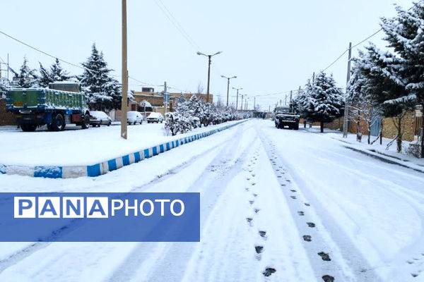 بارش اولین برف زمستانی در ایزدخواست