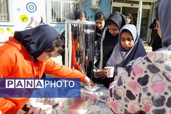 بزرگداشت شهید مقاومت سید حسن نصرالله در دبیرستان صفورا ۲ مشهد