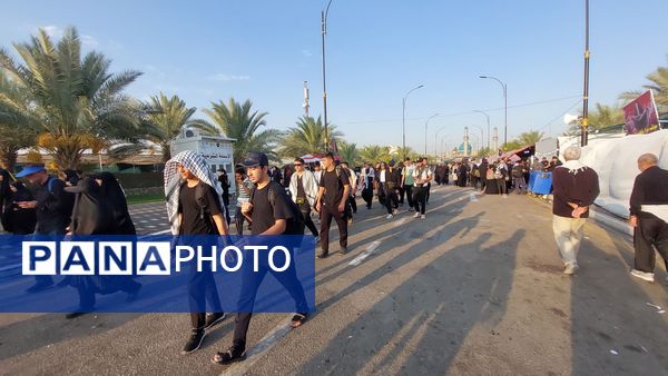 پیاده‌روی اربعین اعضای انجمن اسلامی خراسان شمالی 